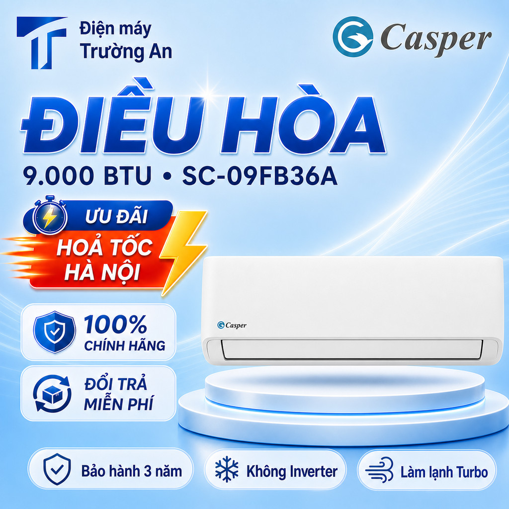 Máy lạnh Casper 1HP SC-09FB36A