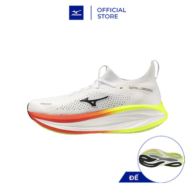 Giày Chạy bộ Nam MIZUNO NEO VISTA 3 Trắng/Đen/Cam - J1GM261051