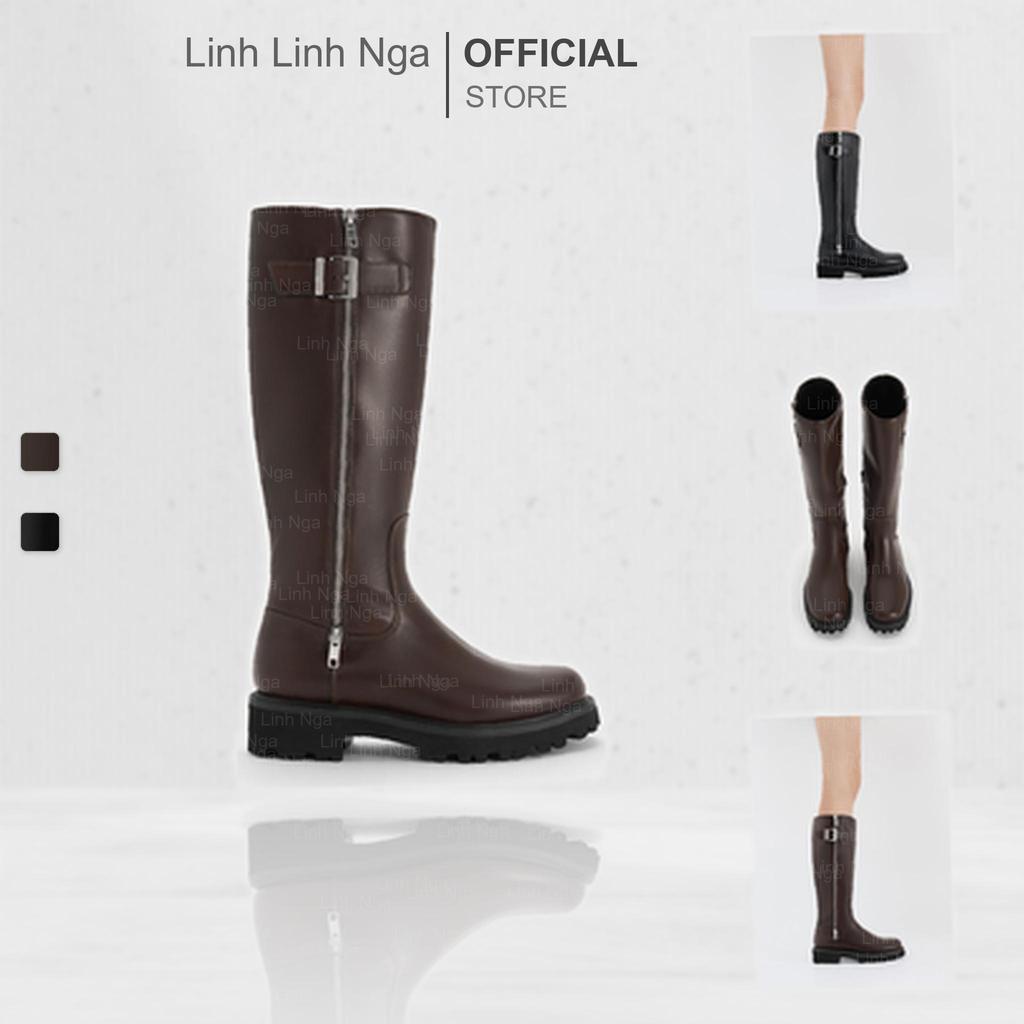 Bốt С&Κ Lyndon Buckled Knee-High Boots - CK1-90920159 chính hãng đủ bill