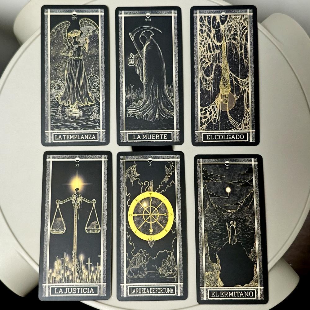 11 * 5.3cm Kinner Tarot Deck A Cosmically Lấy cảm hứng từ tay rút hoàn chỉnh 78 lá bài Tarot truyền 