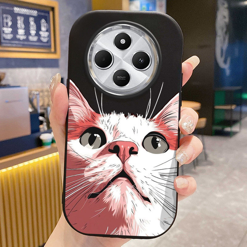 Ốp Lưng Áp dụng cho Xiaomi Redmi 14C 4G 14C 5G A4 5G 14R 5G POCO C75 4G C75 5G Case Hoạt hình Mèo Nh