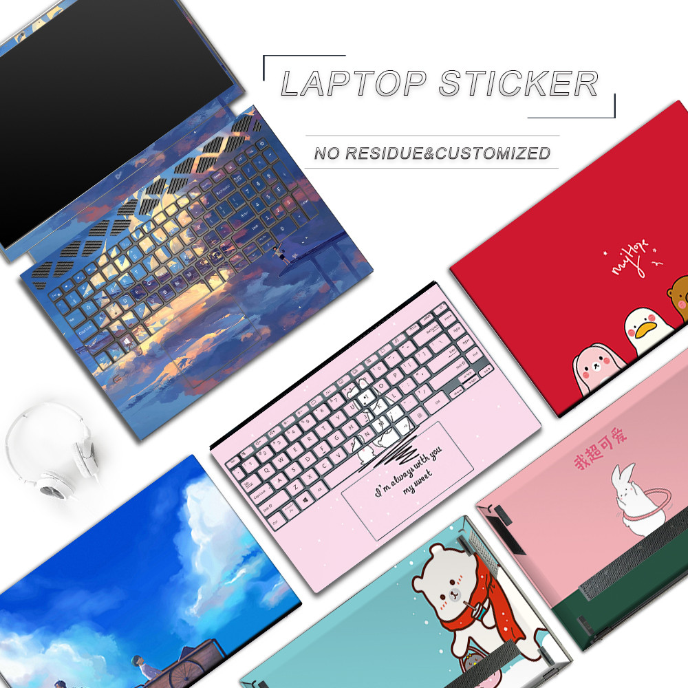ACD Top Palm Rest Bottom Laptop Skin Sticker cho MSI Katana 15 B13VKK Katana 15 B13VGK Tùy Chỉnh Cắt