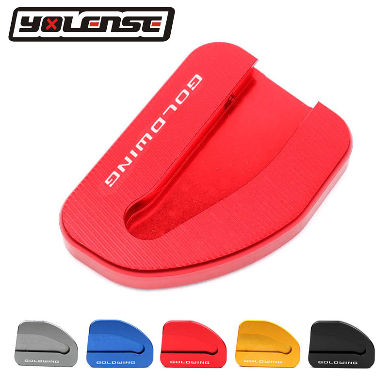 Xe Máy CNC Chân Đế Chân Bên Đứng Nối Dài Tấm Hỗ Trợ Cho Xe HONDA GL1800 Goldwing 1800 GL 1800 F6B 20
