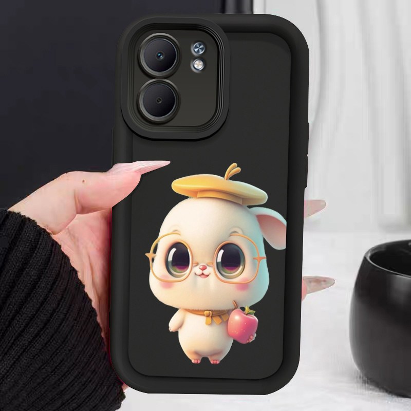 Ốp Lưng Cho OPPO A5X 4G A5X 5G Thỏ Dễ Thương Điện Thoại Silicon Mềm Chống Sốc