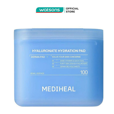 Toner Pad Mediheal Hyaluronate Hydration Pad 100Pads