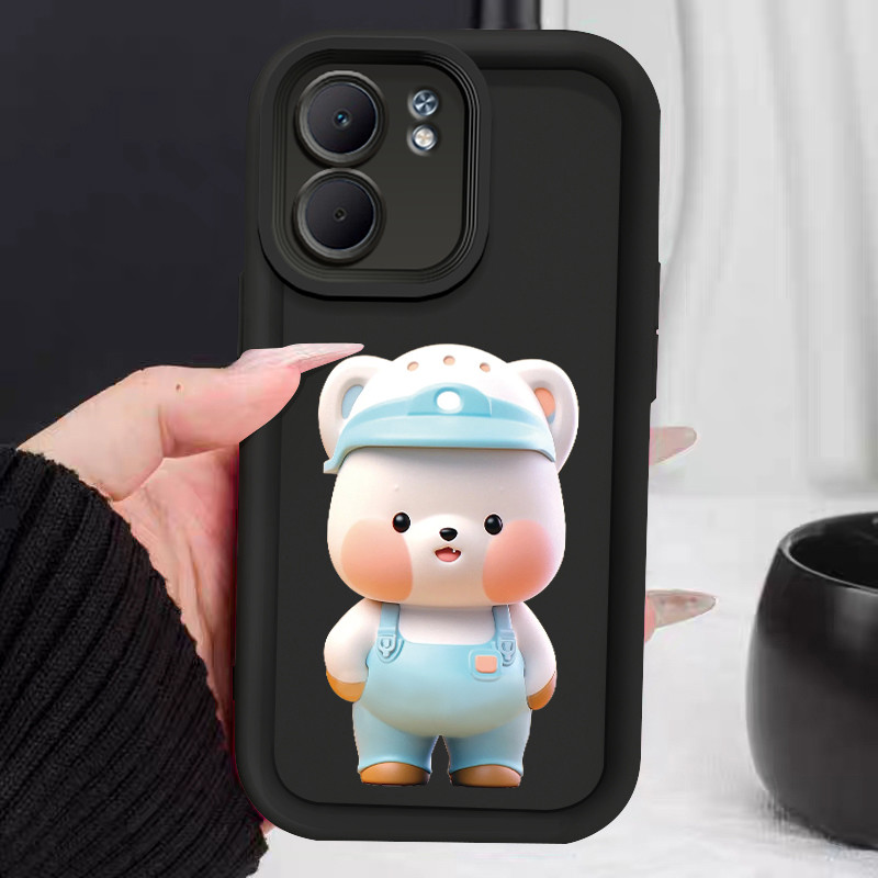 Ốp Lưng Cho OPPO A5X 4G A5X 5G Gấu Dễ Thương Điện Thoại Silicon Mềm Chống Sốc