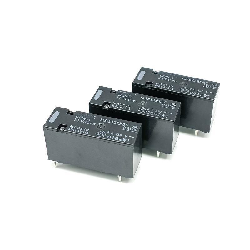 Rơle G6RN-1 5VDC / 12VDC / 24VDC (5V / 12V / 24V), một bộ chuyển đổi, 5 chân, rơle 8A