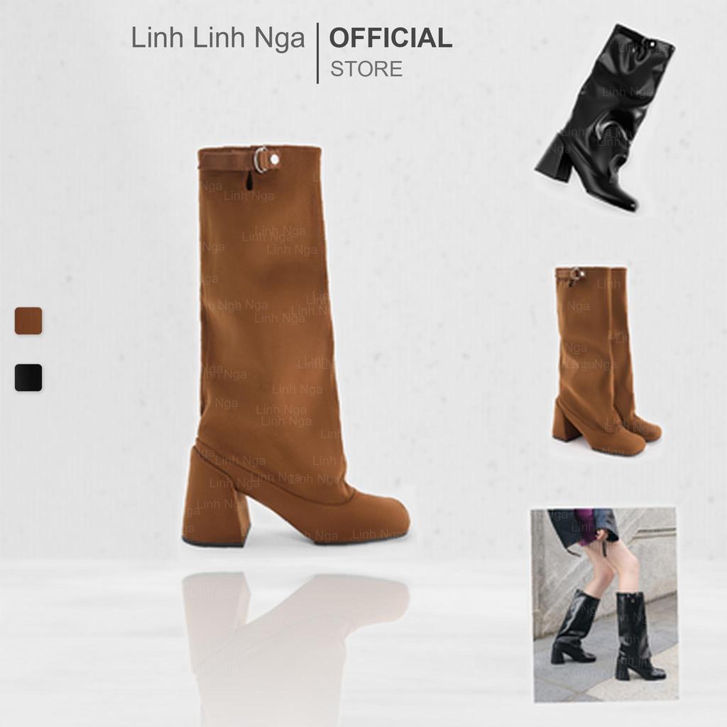 Bốt С&Κ Robbie Heeled Knee-High Boots - CK1-90360406 chính hãng đủ bill