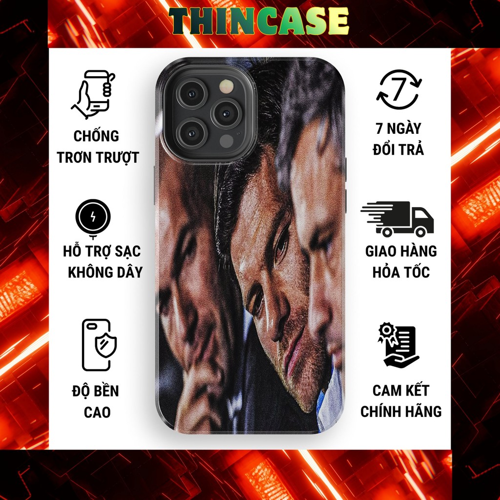 Ốp lưng iPhone Pep Guardiola Lampard Mourinho nhựa cứng bóng cho iphone 11-17 Pro Max Plus Xs chống 