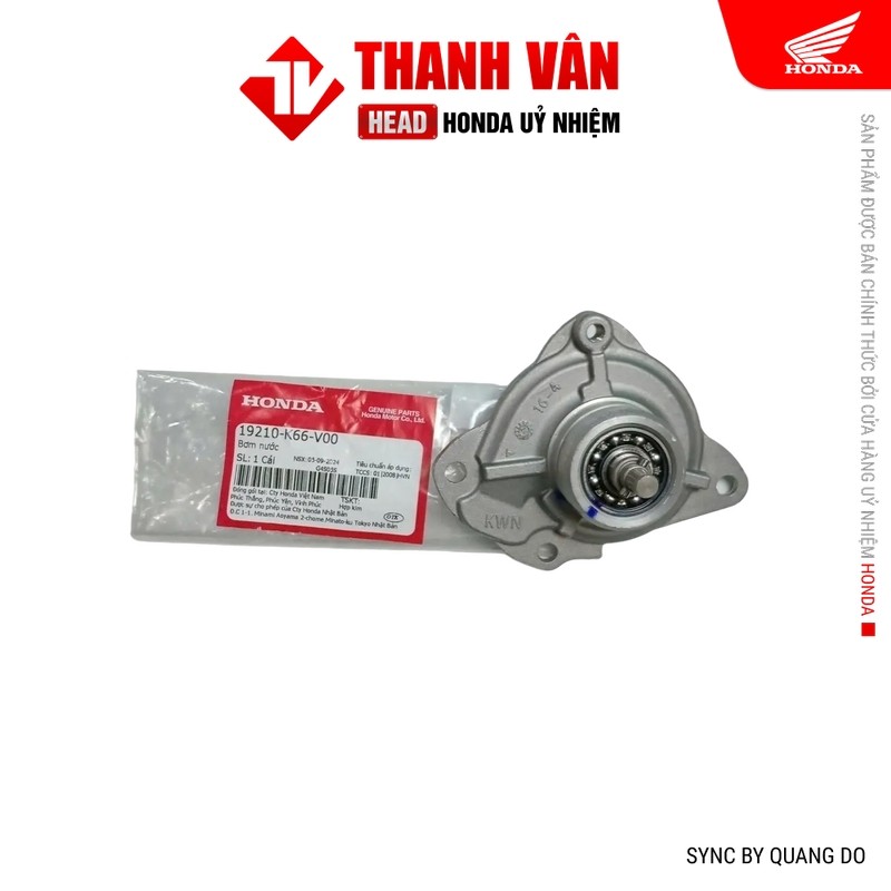 Bơm Nước HONDA Air Blade 125, Air Blade 150 2015-2019 (19210K66V00)