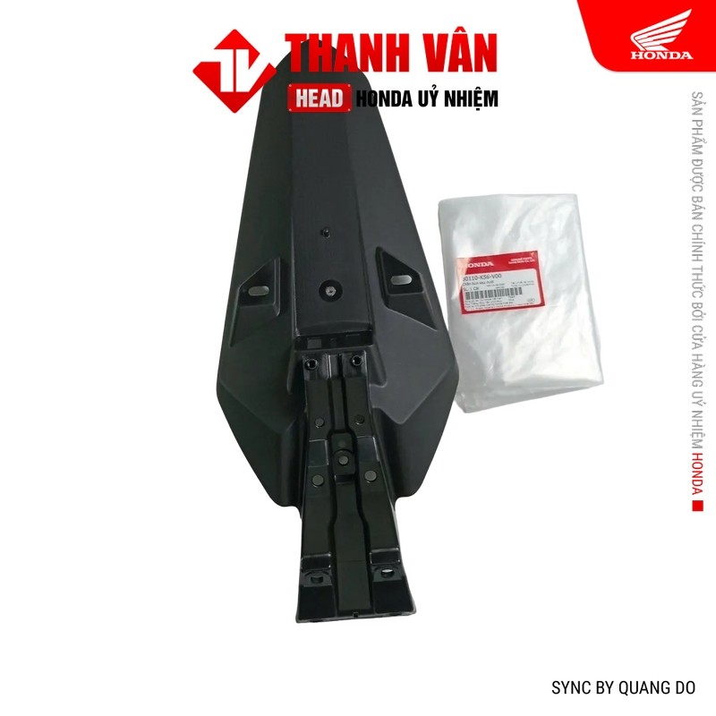Bộ Chắn Bùn Sau (Đuôi) HONDA Winner 150, Winner X V2 V3 Đen (80110K56V00)