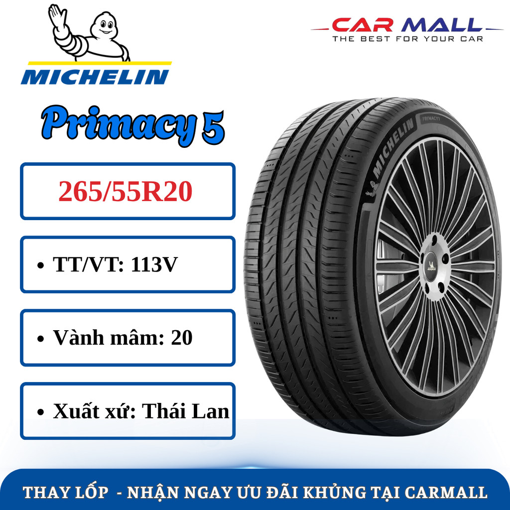 Lốp xe du lịch MICHELIN 265/60R18 Primacy 5