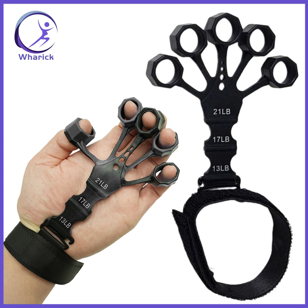 Wharick- Dụng cụ tăng cường ngón tay 13-21Lbs Kháng lực có thể điều chỉnh Cáng ngón tay Tập thể dục 