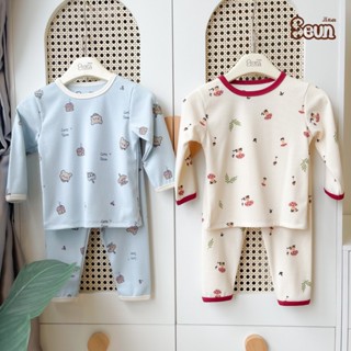  | SEUNKIDS | Bộ dài tay thu đông bé gái bé trai bộ đồ cho bé 