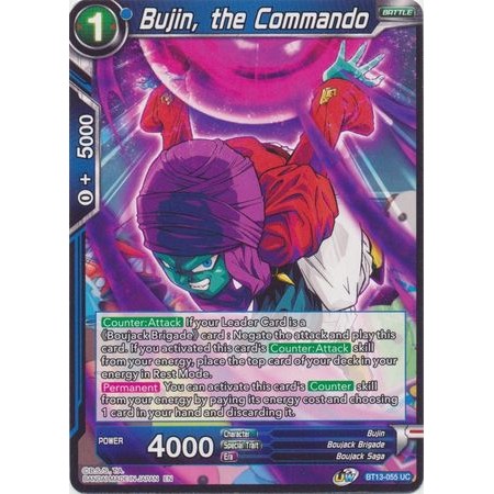 Thẻ Bài Dragon Ball Bujin, the Commando - BT13-055 - Uncommon