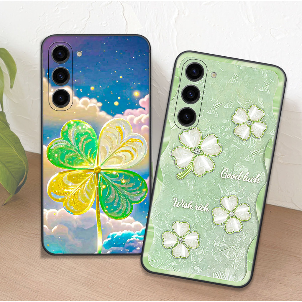 Ốp lưng dành cho Samsung S24 / S24 Plus / S24+ / S24 Ultra / S24 FE in hình hoa cỏ 4 lá clover case