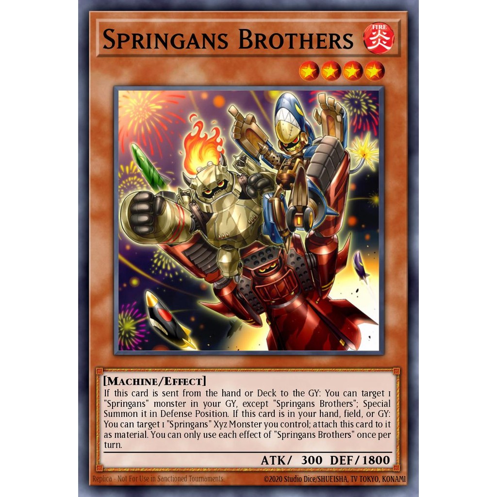 Thẻ bài Yugioh - Springans Brothers - LIOV-EN005
