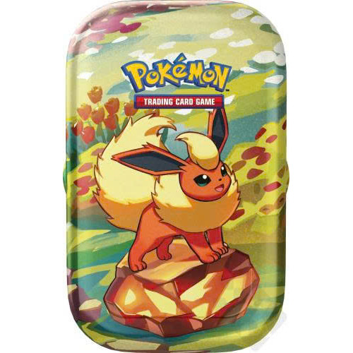 Hộp Bài Pokemon Prismatic Evolutions Mini Tin Flareon