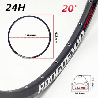   HOOD  Vành bánh xe đạp leo núi 20 inch 24   28   32   36 lỗ vành bánh xe đĩa đôi 