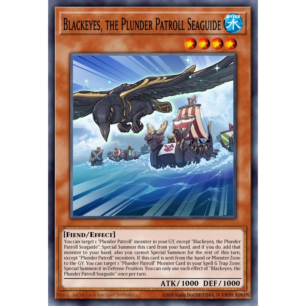 Thẻ bài Yugioh - Blackeyes, the Plunder Patroll Seaguide - LIOV-EN018