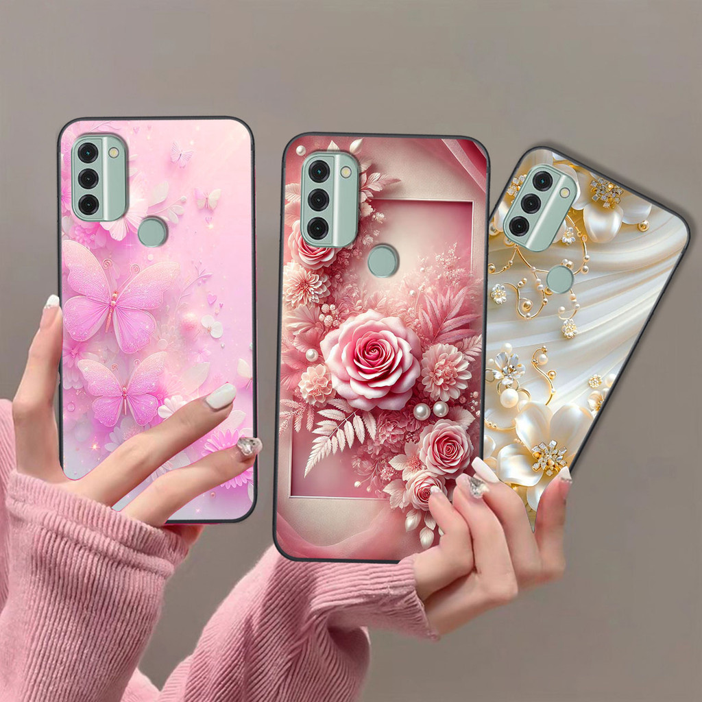 Ốp lưng Nokia C31 in hình hoa xinh LUNA CASE