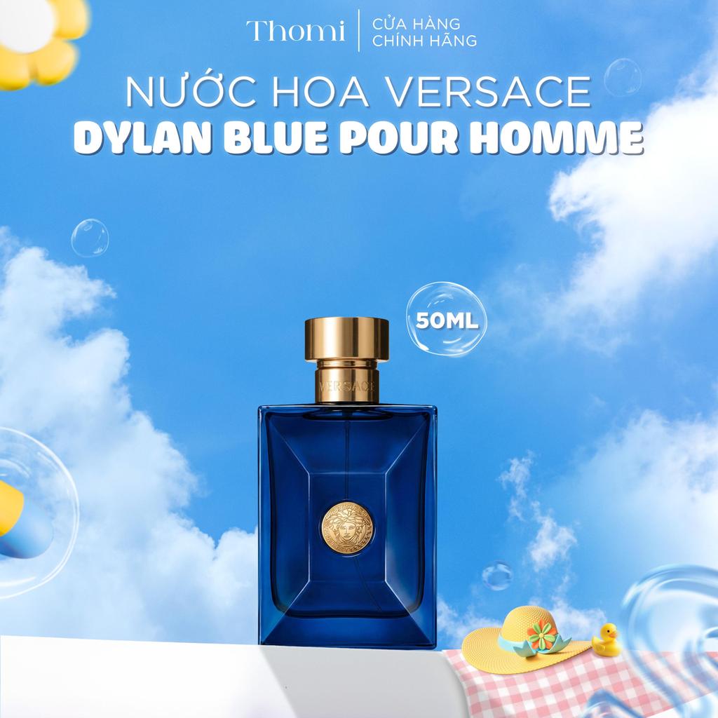 Nước Hoa Nam Versace Dylan Blue Pour Homme 50ml - Hương Thơm Lịch Lãm, Hiện Đại
