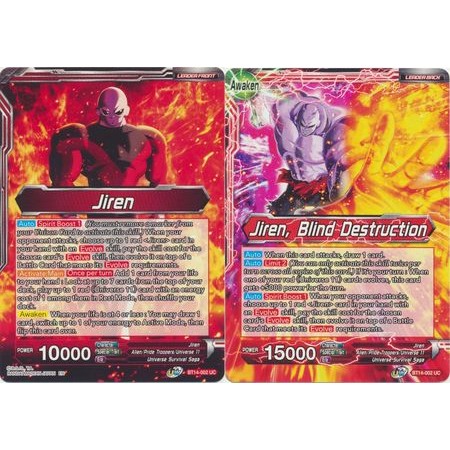 Thẻ Bài Dragon Ball Jiren // Jiren, Blind Destruction - BT14-002 - Uncommon