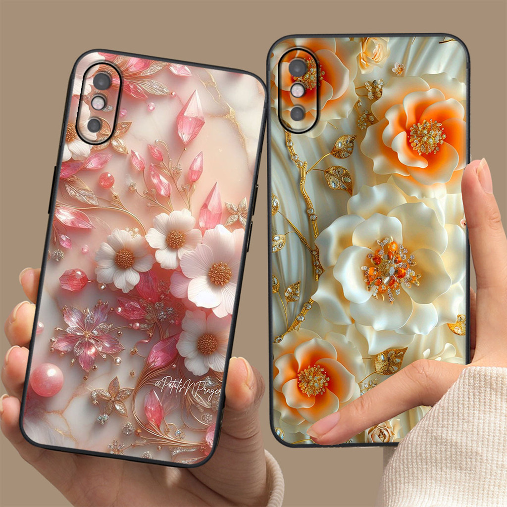 Ốp lưng Iphone X / XS / XR / XS MAX in hình hoa xinh LUNA CASE
