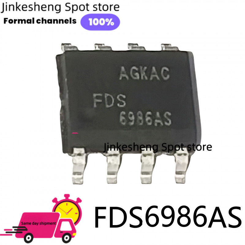 10 Chiếc FDS6986 FDS8696-NL SOP8 Chính Hãng FDS86986AS N Kênh Kép Hiệu Ứng Trường MOS Bóng Bán Dẫn c