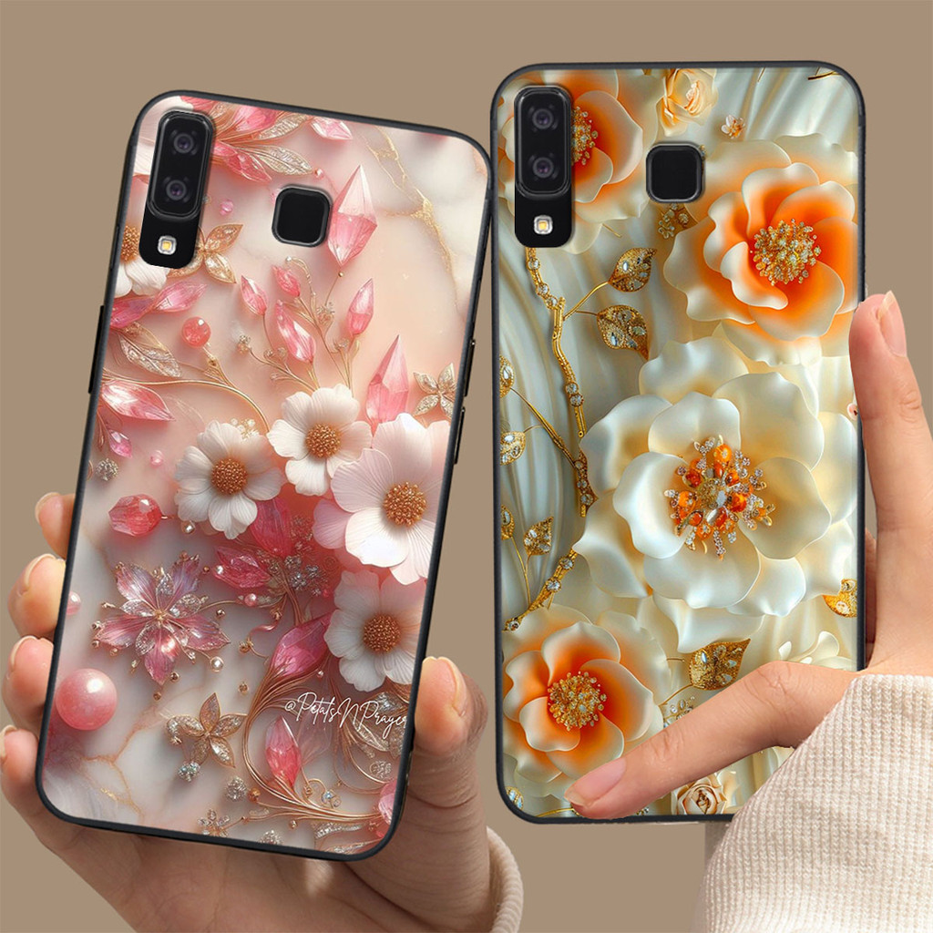 Ốp lưng Samsung Galaxy A8 (2015) / A8 Star in hình hoa xinh LUNA CASE