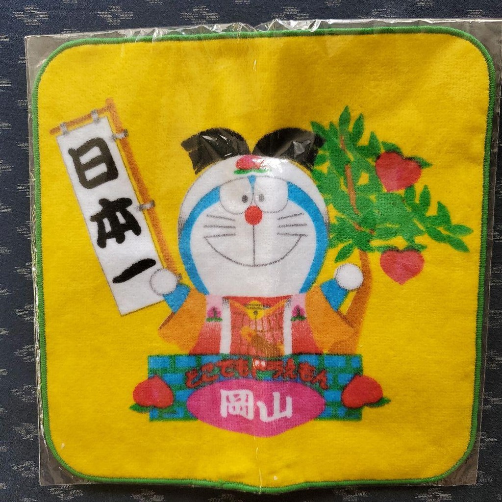 【Direct from Japan】Khăn tay Doraemon, địa phương Okayama, Doraemon Anywhere, hoàn toàn mới và chưa m