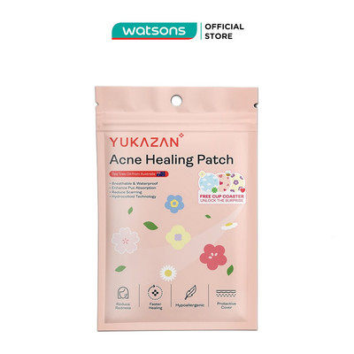 Miếng Dán Mụn Yukazan Acne Healing Patch (Bông Hoa) 30 miếng