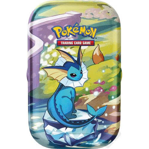 Hộp Bài Prismatic Evolutions Mini Tin Vaporeon