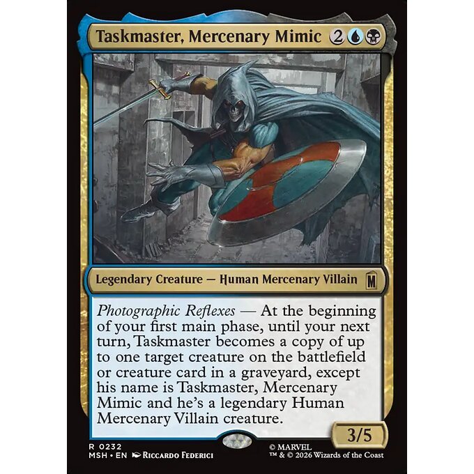 Magic: The Gathering - Marvel Super Heroes - Taskmaster, Mercenary Mimic (232)