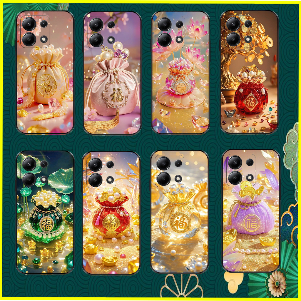 Ốp lưng Redmi note 13 4G Note 13 5G Note 13 Pro 4G Note 13 Pro 5G Note 13 Pro Plus túi thần tài may 