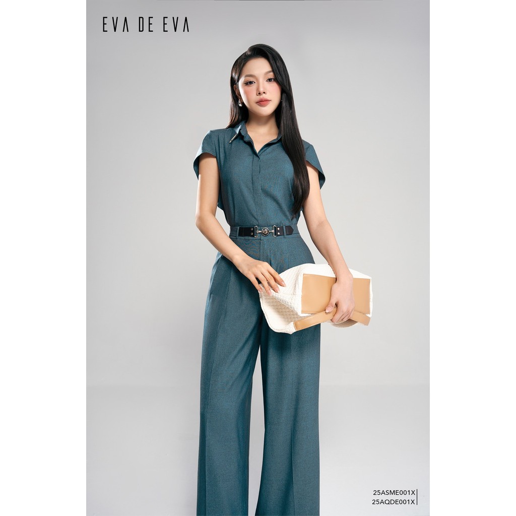 Áo sơ mi nữ tay ngắn thiết kế Eva de Eva 25ASME001X