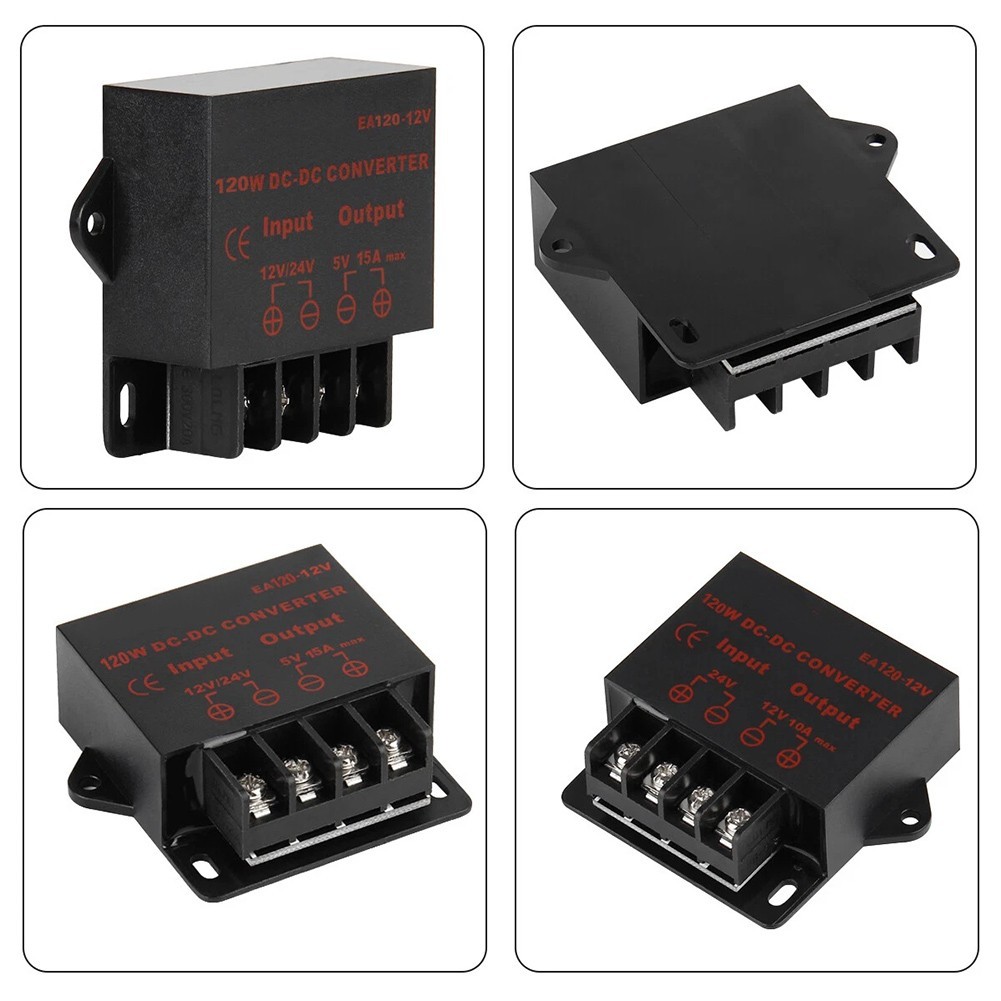 [new15] Bộ chuyển đổi 12V sang 5V Bộ điều chỉnh bước xuống 24V sang 12V Bộ giảm tốc DC-DC 24V sang 5