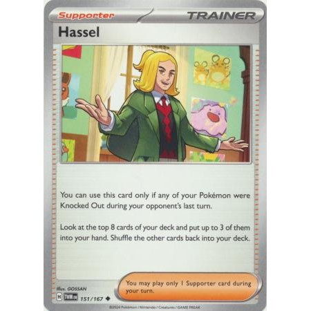 Thẻ Bài Pokemon Hassel - 151/167 - Uncommon