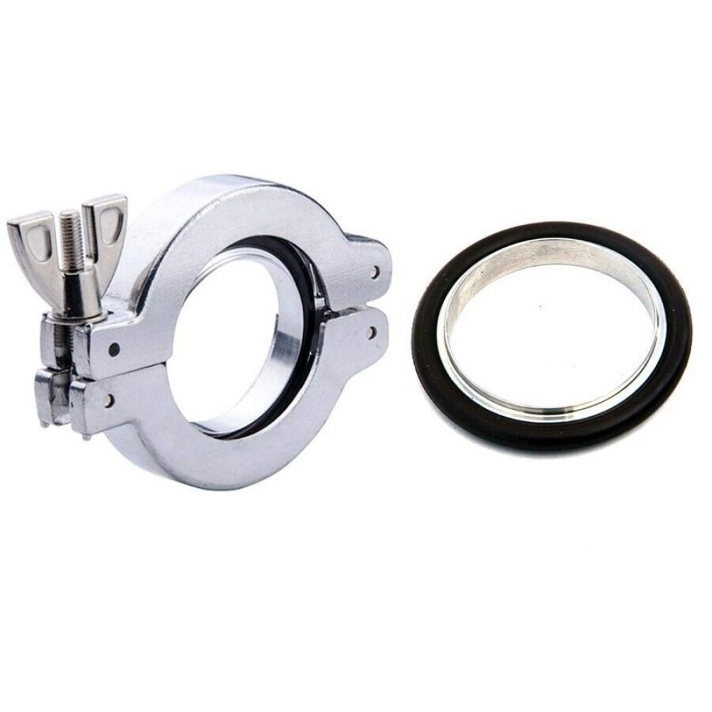 [VN] Bộ kẹp chân không bằng thép không gỉ 304 KF16 KF25 KF40 KF50 Giá đỡ cao su