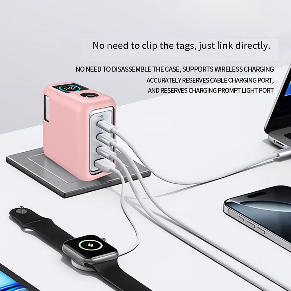 Vỏ silicon bảo vệ cho bộ sạc Anker Zolo 140W - Chống rơi & chống bụi