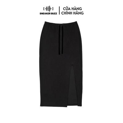 Váy Kangol Long Skirt Black Women 66221501C20