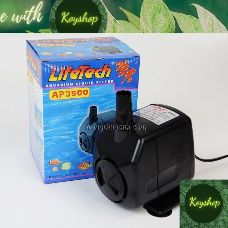 Máy Bơm Nước Lifetech AP3500 3100 2500 1600 230F - Máy Bơm Thủy Canh, Hồ Cá