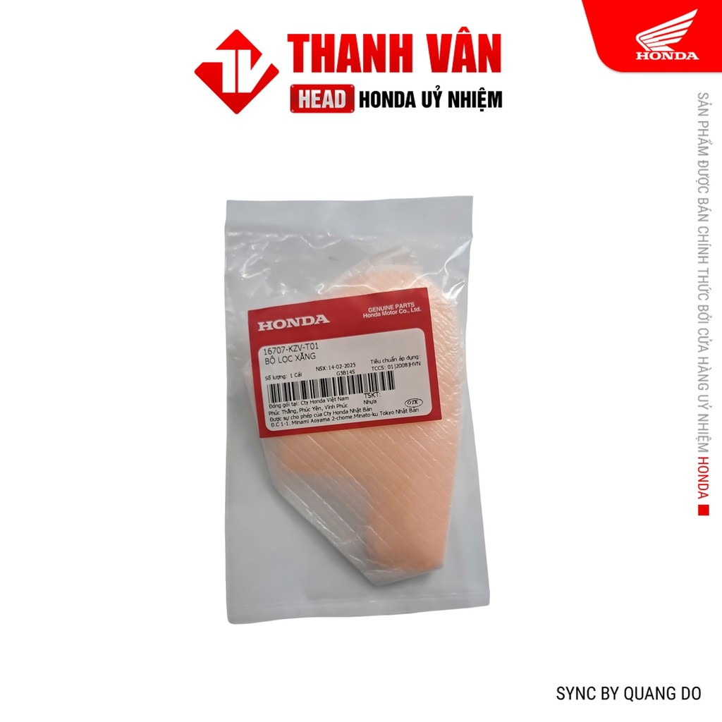 Bộ Lọc Xăng HONDA Future 125 (2015-2021),Fu125 Fi (2014-2017), Sh (16707KZVT01)