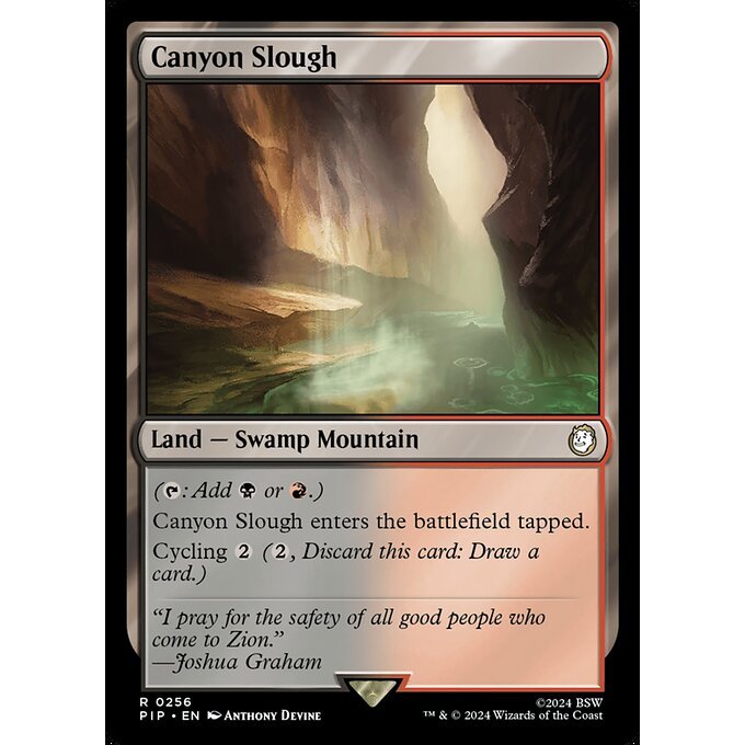 Magic: The Gathering - Fallout - Canyon Slough (256)