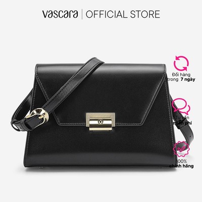 Vascara Túi Leather Xách Tay Nắp Gập - SAT 0340