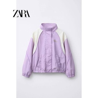  Áo khoác gió ZR dư xịn lót lưới màu tím phối kem size 6-14y 