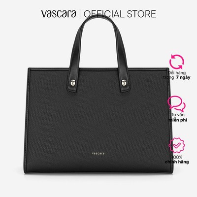 Vascara Túi Xách Tay Phối Da Tương Phản - TOT 0204
