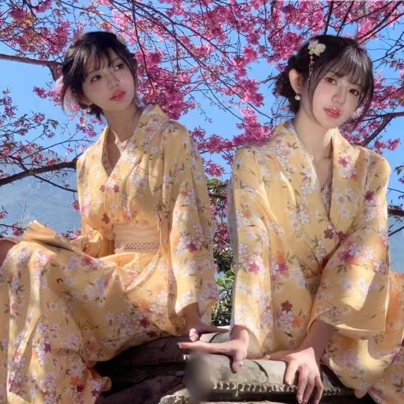 Kimono Cho Nữ Nhật Bản Truyền Thống kimono Cosplay Đầm Nữ Chụp Ảnh Quần Áo