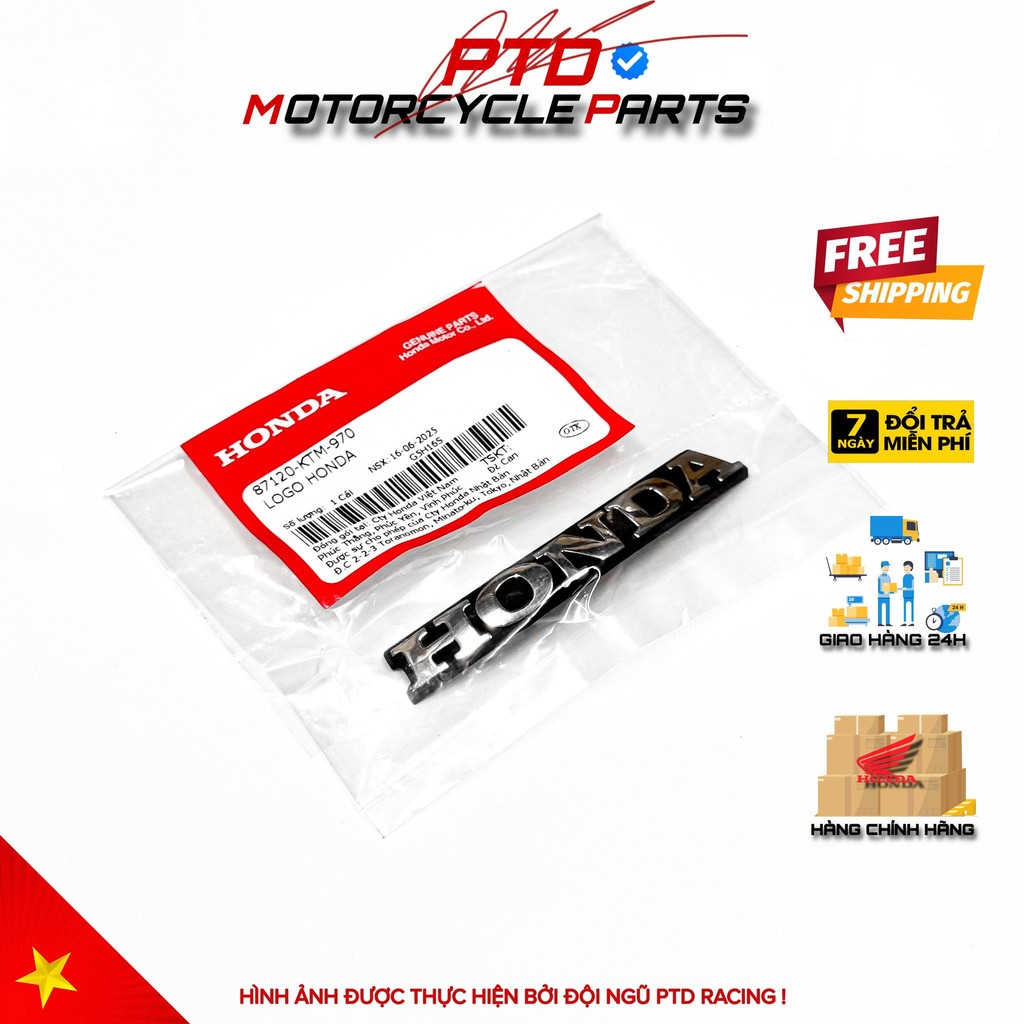 LOGO HONDA,HÀNG CHÍNH HÃNG HONDA VIỆT NAM ( 87120KTM970 )