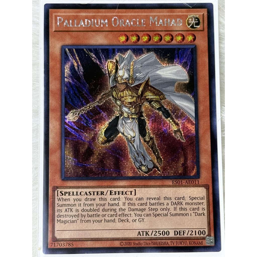 Thẻ bài Yugioh Tiếng Anh chính hãng: Palladium Oracle Mahad (ES01-AE011)